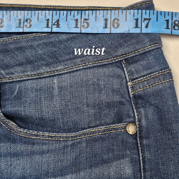 PAIGE Scheyla Raw Hem Cuffed Denim Shorts DNM573 Size 31 - Picture 12 of 16